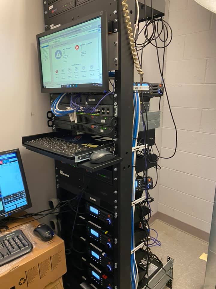 Auburn dispatch radio server tower