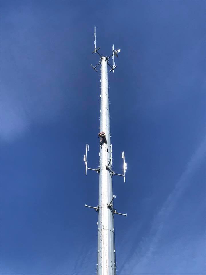 a very large radio tower